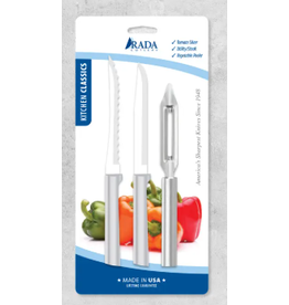 Rada 3pc Knife/Peeler Set