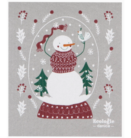 Now Designs Holiday Swedish Dish Cloth Snowman