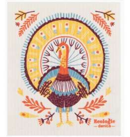 Now Designs Fall Swedish Dish Cloth Autumn Plenty Turkey