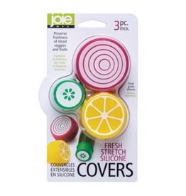 Harold Imports Joie Fresh Stretch Silicone Fruit/Veg Covers - Set of 3