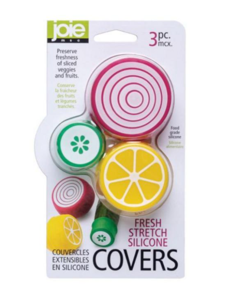 Harold Imports Joie Fresh Stretch Silicone Fruit/Veg Covers - Set of 3