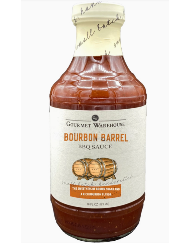 Gourmet Warehouse Bourbon Barrel BBQ Sauce, 16oz