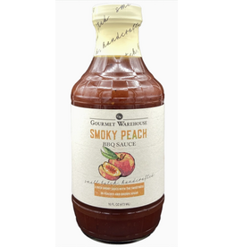 Gourmet Warehouse Smoky Peach BBQ Sauce, 16oz