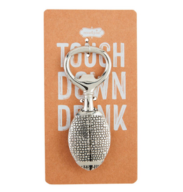 Mudpie Football Bottle Opener, metal