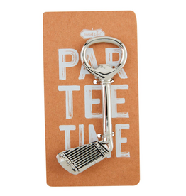 Mudpie Golf Bottle Opener, metal