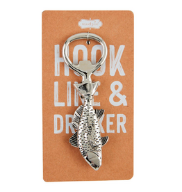 Mudpie Fish Bottle Opener, metal