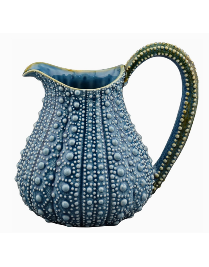 10" BLUE Sea Urchin Pitcher