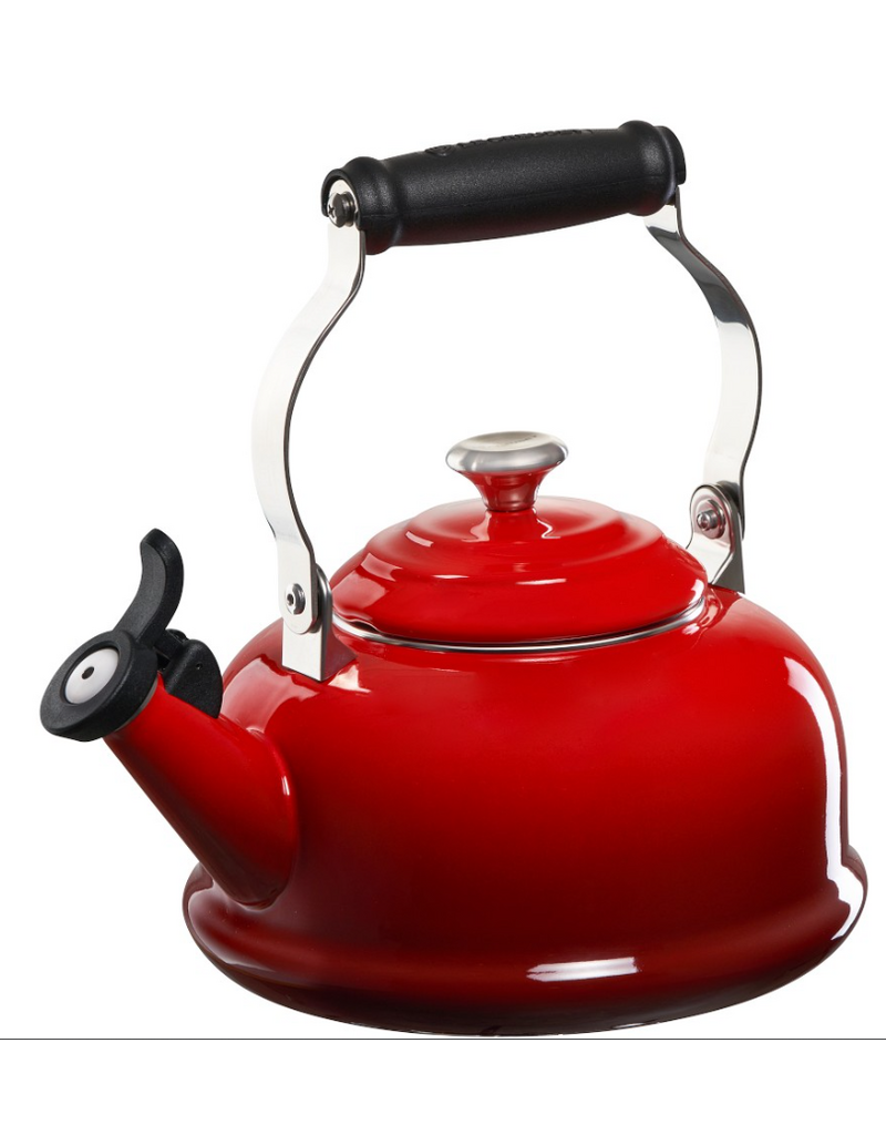 Le Creuset Whistling Tea Kettle 1.7qt- Cerise Red cirr*