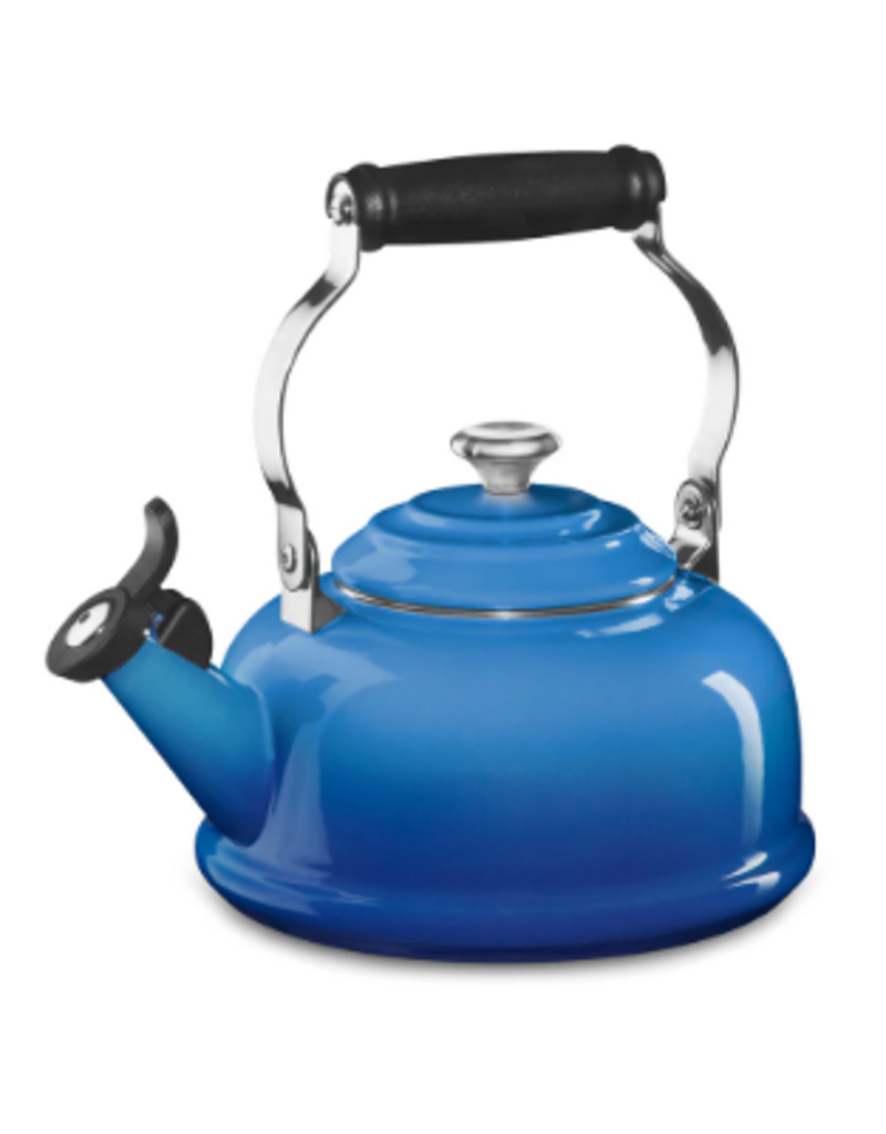 Le Creuset Whistling Tea Kettle 1.7qt- Marseille Blue cirr
