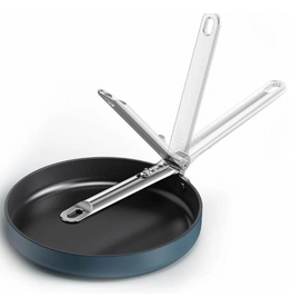 Joseph Joseph Space Folding Handle Ceramic Nonstick 9.5", blue