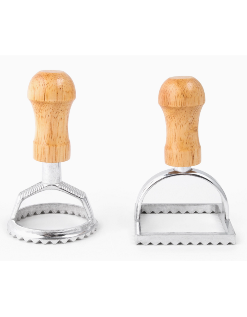 Foxrun Foxrun Ravioli Stamps, Set of 2, round and square