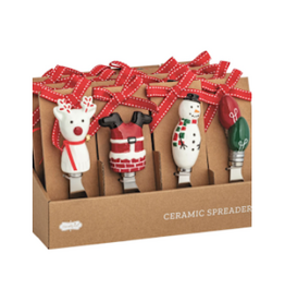 Mudpie Holiday Spreader, Ceramic, SINGLEy
