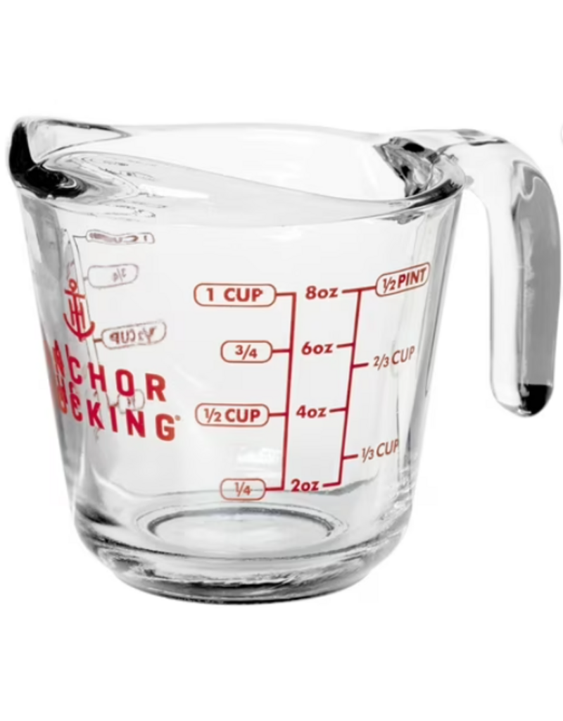Harold Imports Anchor Hocking 1 Cup Glass Measuring Cup