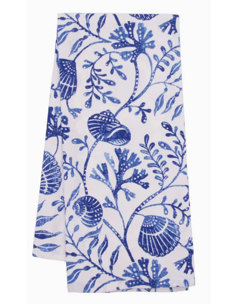 C and F Home Towel, Blue Reef, cotton