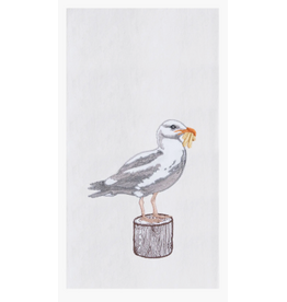 C and F Home Towel, Seagull and French Fries, floursack