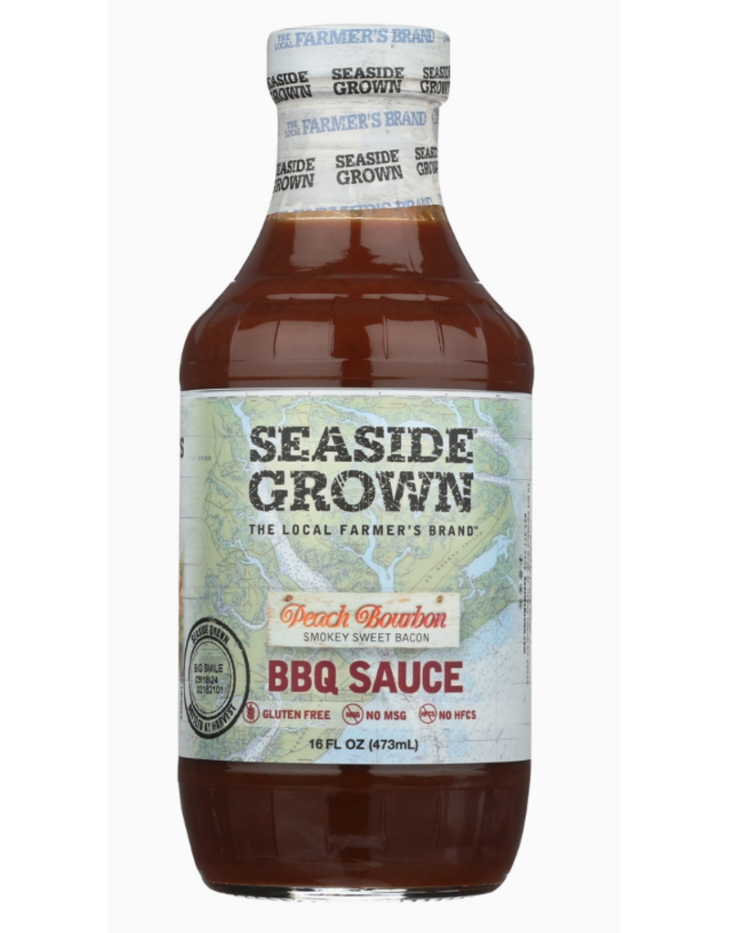Seaside Grown Seaside Peach Bourbon Bacon BBQ Sauce 16oz*