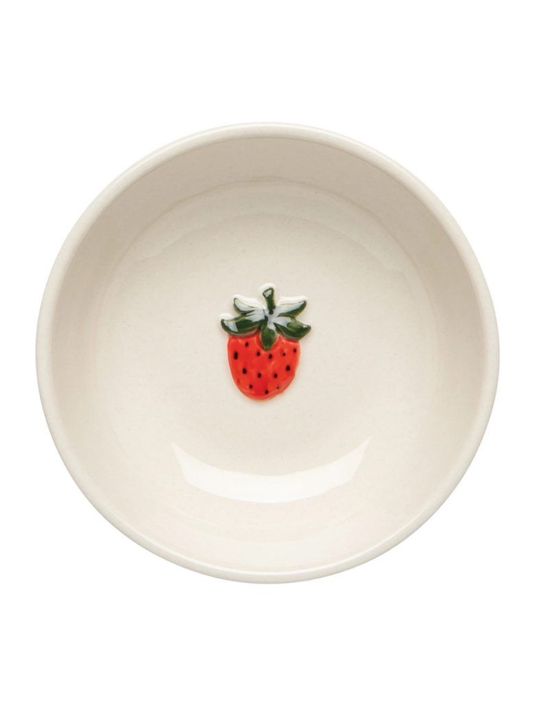 Now Designs Embossed Pinch Bowl, Strawberry, 3"