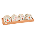 Mudpie Holiday Nutcracker GOLD Trim Tidbit Plate, 4", SINGLE