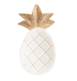 Mudpie Pineapple Spoon Rest, marble