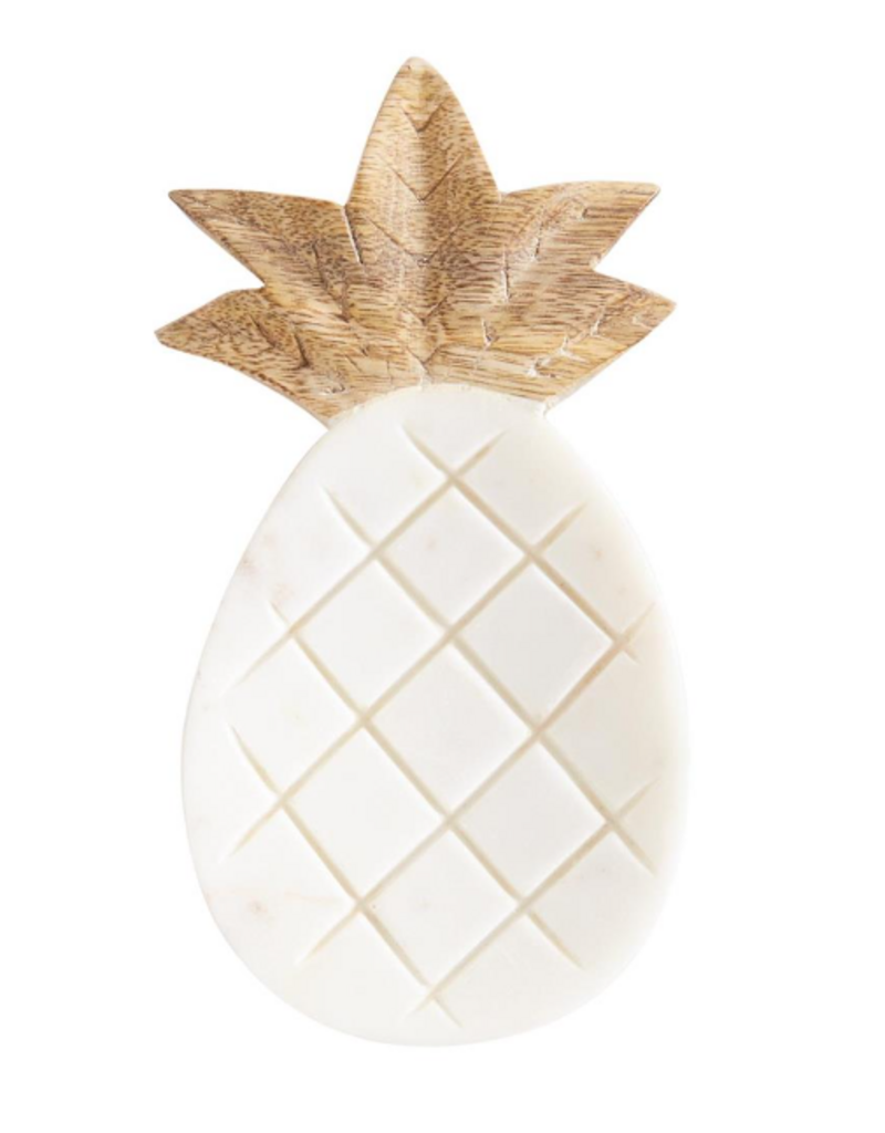 Mudpie Pineapple Spoon Rest, marble