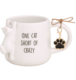 Mudpie Cat Crazy Figure Mug