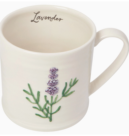 Now Designs Mug LAVENDER, embossed now
