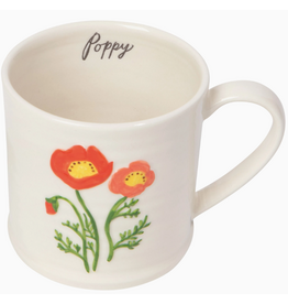 Now Designs Mug POPPY, embossed now