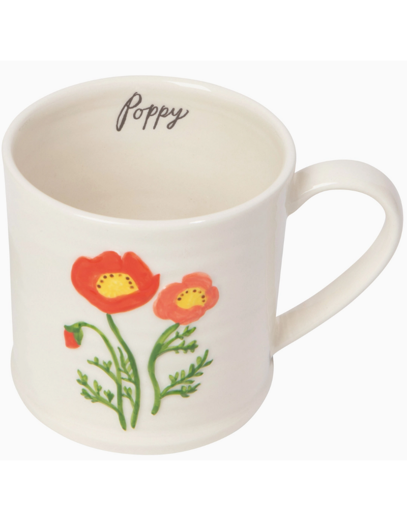 Now Designs Mug POPPY, embossed now