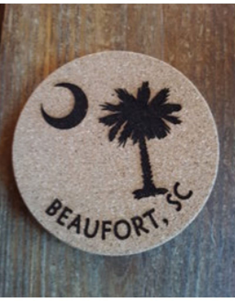 Tangico Cork Coaster Custom-Palmetto/Beaufort,  South Carolina
