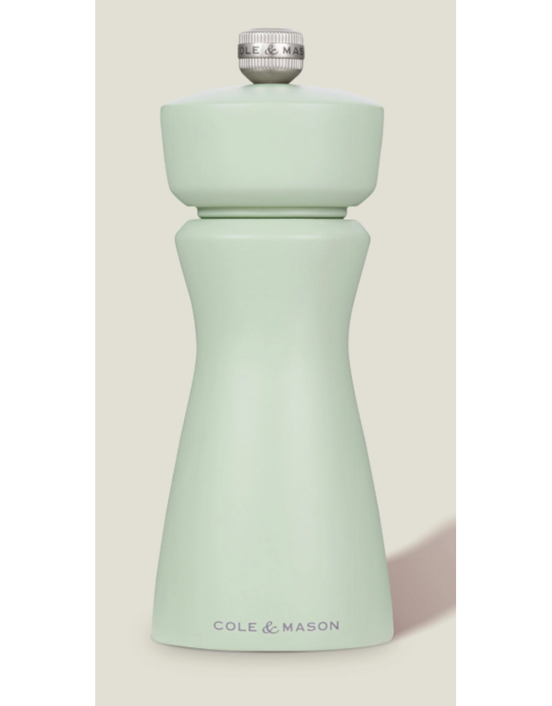 Cole & Mason/DKB Kenton Salt & Pepper Mill, "Sage" Tea Green, 6"