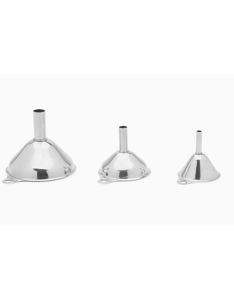 Foxrun Stainless Funnels, Set of 3 fox