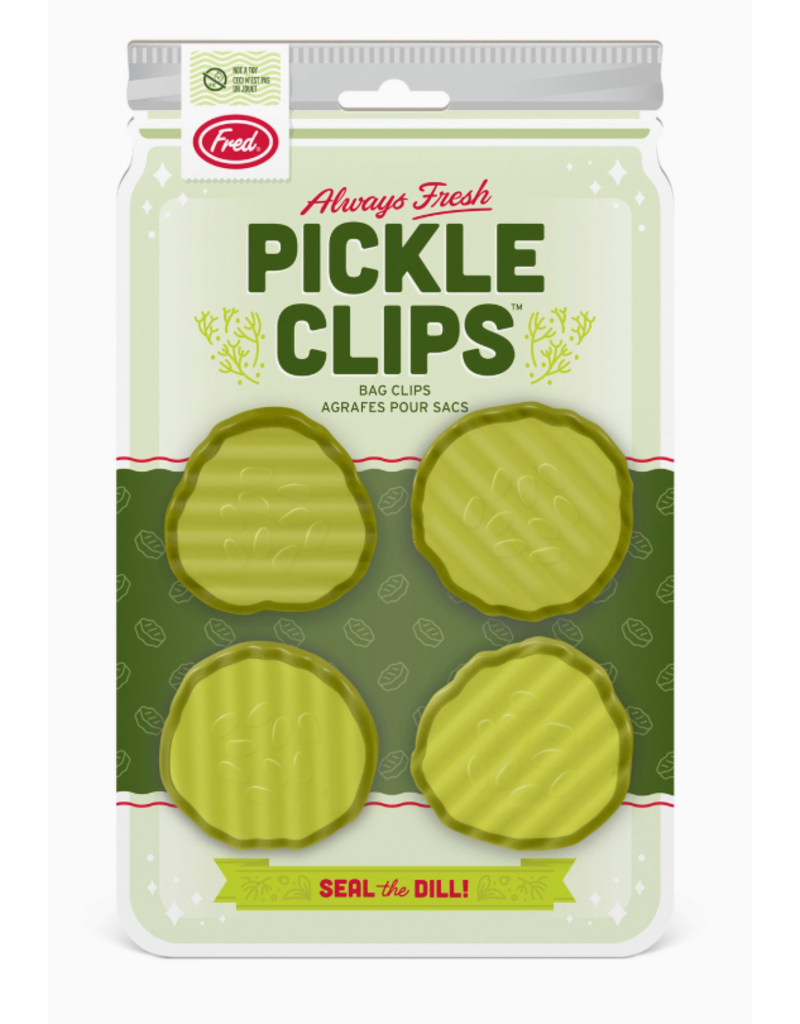 Fred/Lifetime Pickle Bag Clips, Set of 4