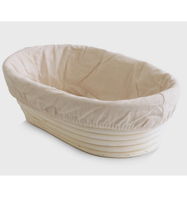 Breadtopia Breadtopia Bread Proofing Basket with LINER, oval ciw
