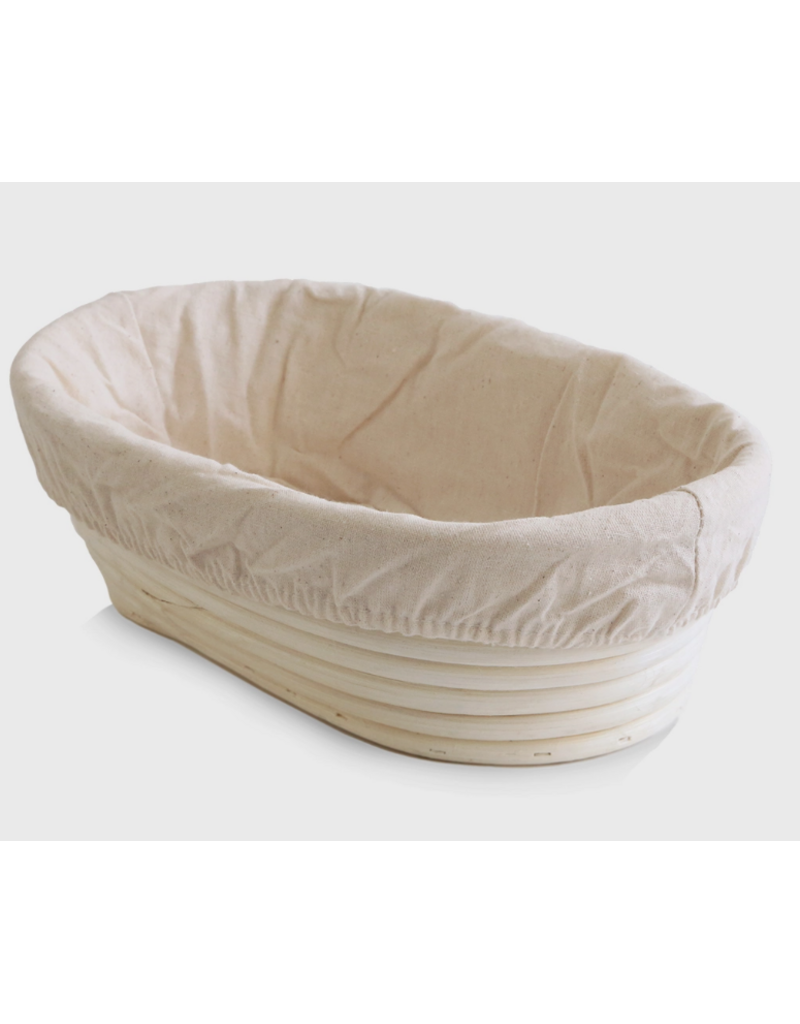 Breadtopia Breadtopia Bread Proofing Basket with LINER, oval ciw