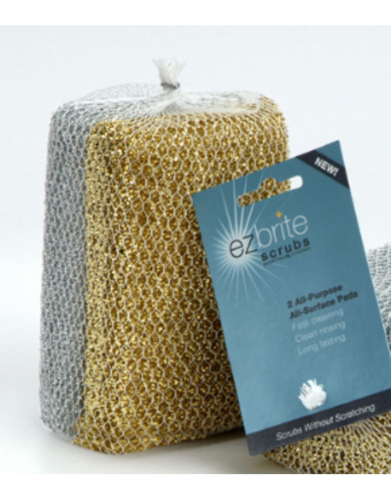 Non-Scratch Scrubber Set Deluxe, 2-pack, Silver/Gold