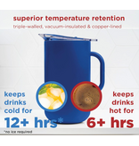 SERVED Premium Insulated Pitcher, 66oz, blue