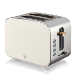 SWAN Nordic 2-Slice Toaster, cream