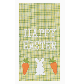 C and F Home Easter Towel, Happy Easter, green