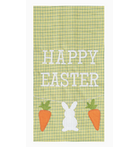 C and F Home Easter Towel, Happy Easter, green