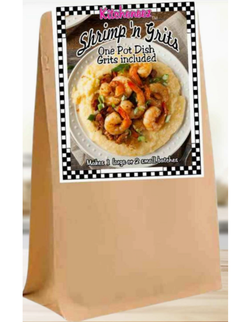 Shrimp & Grits One Pot Meal Kit with Seasoning and Grits