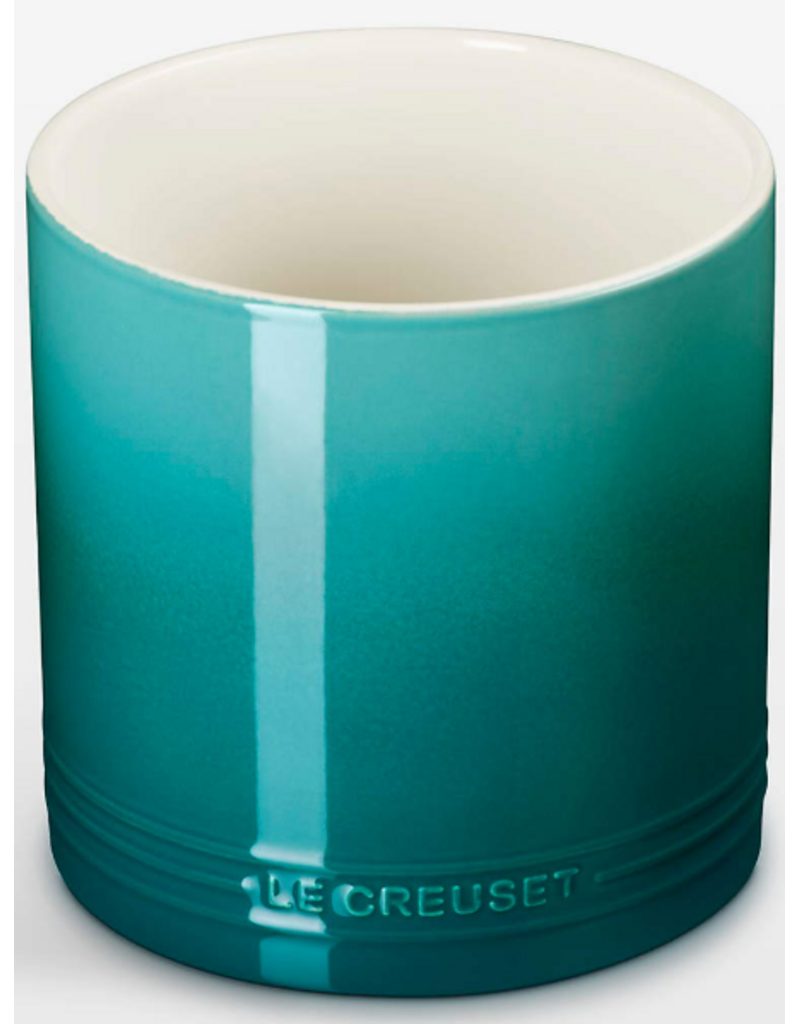 Le Creuset Stoneware Utensil Crock Riviera Blue, 2.75qt cir