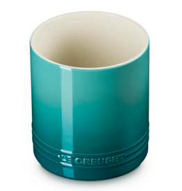 Le Creuset Stoneware Small Utensil Crock Riviera Blue, 1qt cir