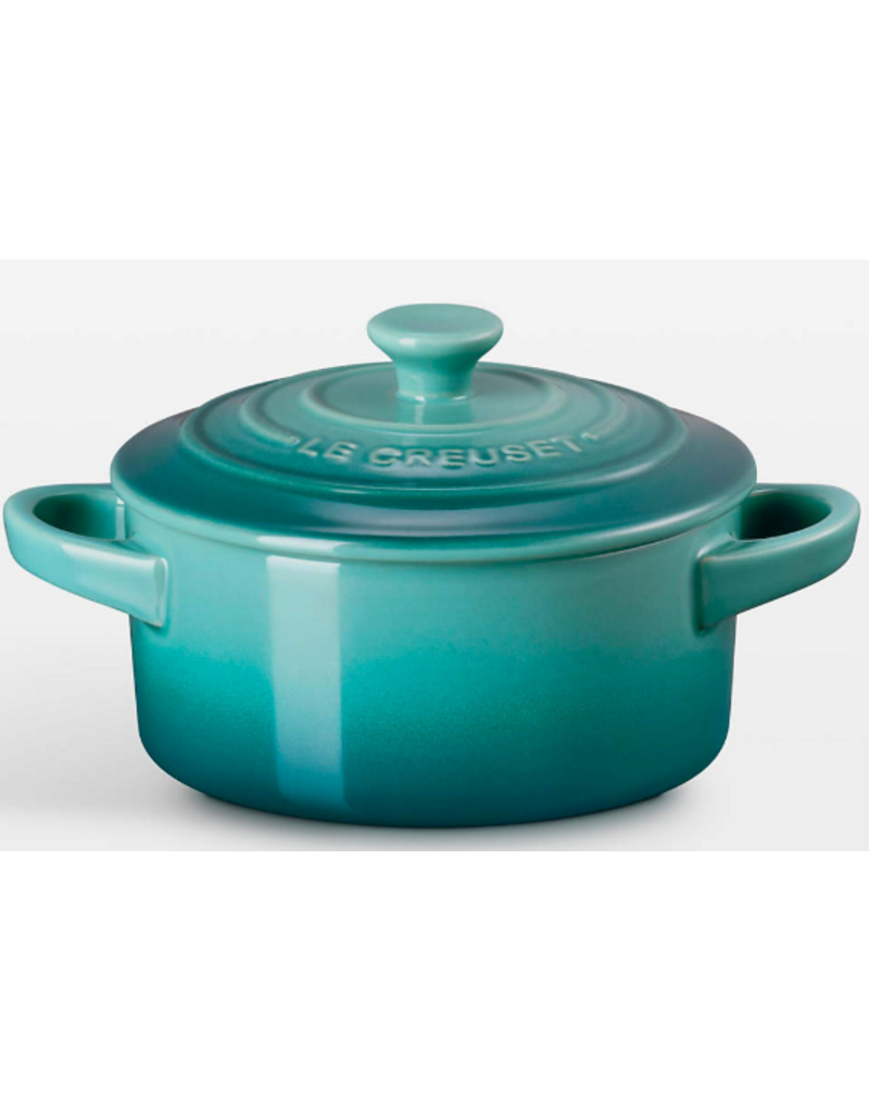 Le Creuset Stoneware Mini Cocotte, 8oz, Riviera Blue*