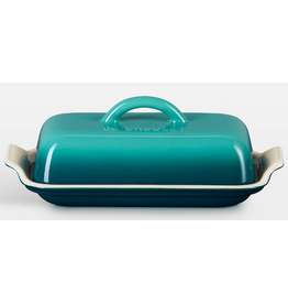 Le Creuset Stoneware Heritage Single Stick Butter Dish Riviera Blue*