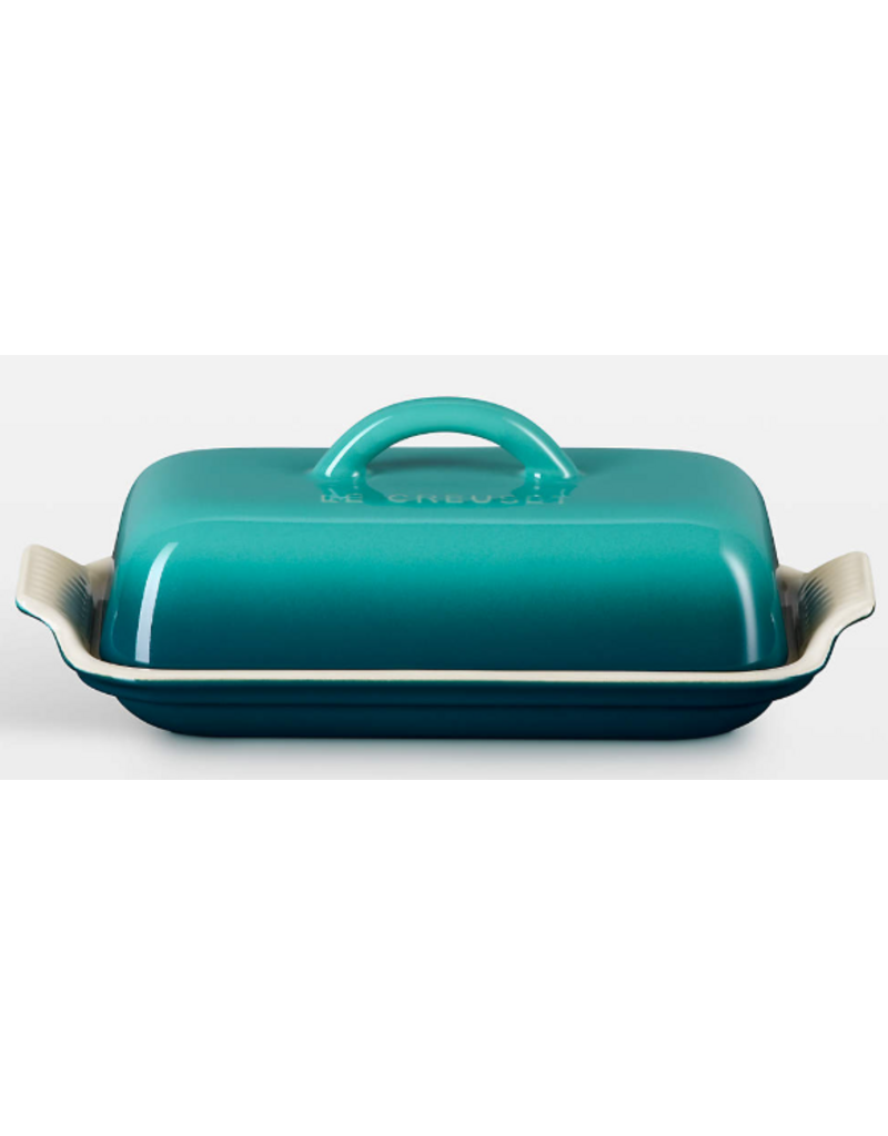Le Creuset Stoneware Heritage Single Stick Butter Dish Riviera Blue*