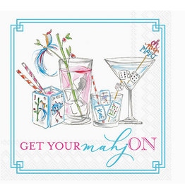 Boston International Cocktail Napkins, Mahjong, 20x