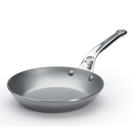 De Buyer Mineral B PRO Carbon Steel Frypan, 8" OVEN SAFE cir