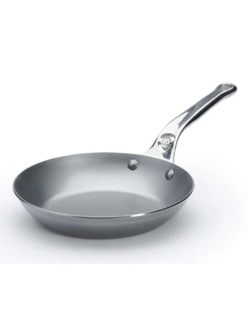 De Buyer Mineral B PRO Carbon Steel Frypan, 8" OVEN SAFE cir