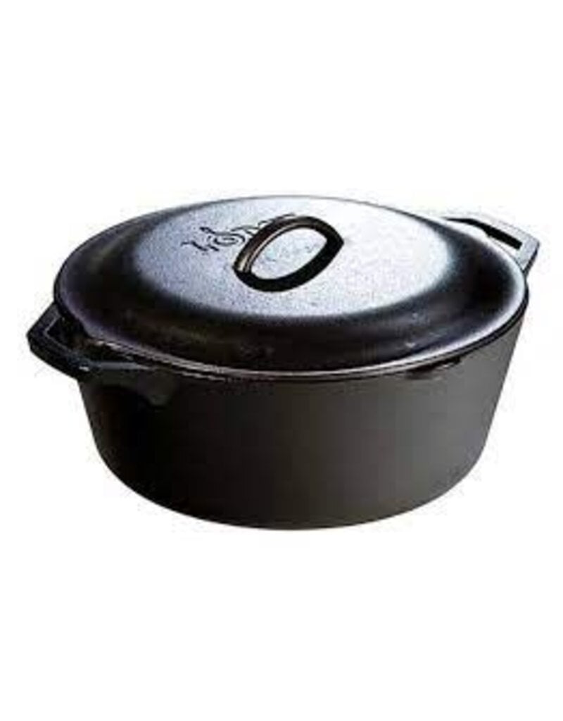Lodge Cast Iron Dutch Oven 7Qt, Preseasoned cir