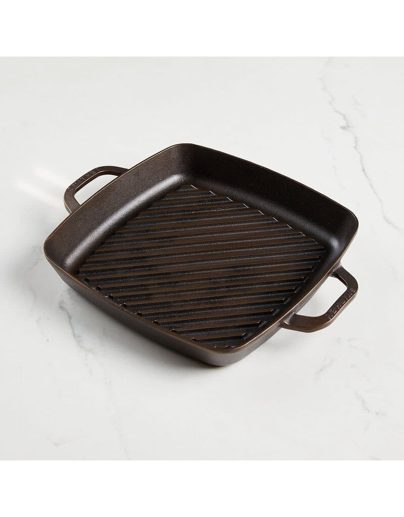 Smithey Ironware 12” Cast Iron Square Grill Pan-made in SC